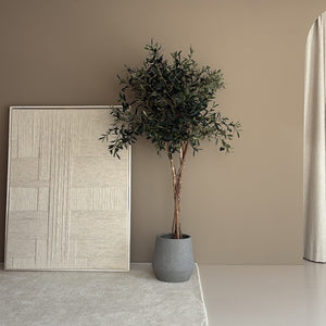 Faux olijfboom - nep Olive Silk Tree met natuurlijke olijftakken en realistische bladeren kunstmatige boom voor thuishuis kantoor decor indoor(2.5m/98.4in/8.2ft Faux olijfboom - nep Olive Silk Tree met natuurlijke olijftakken en realistische bladeren kunstmatige boom voor thuishuis kantoor decor indoor(2.5m/98.4in/8.2ft